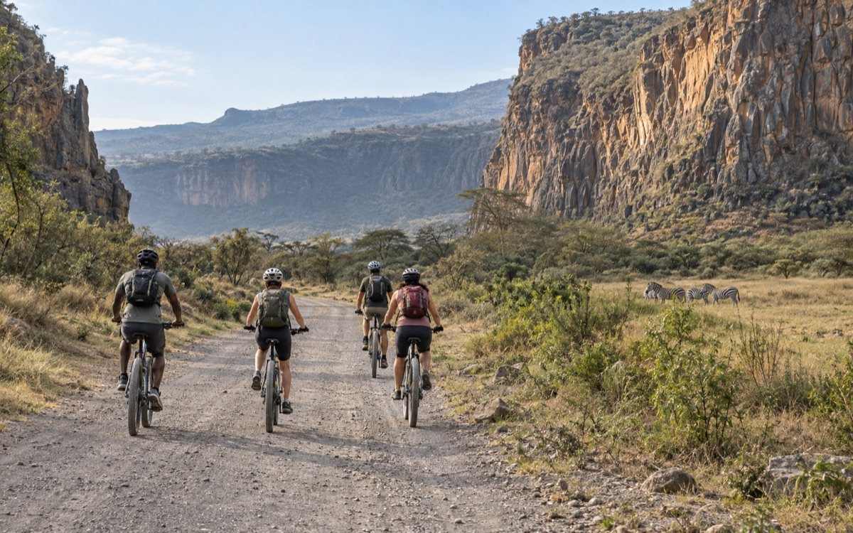Cycling Through Hell's Gate National Park